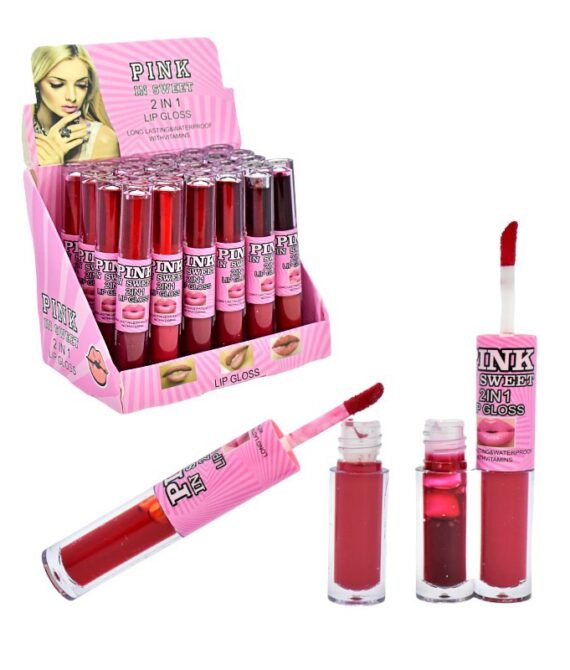 Pink In Sweet 2 en 1 Tinta de labios + Labial líquido