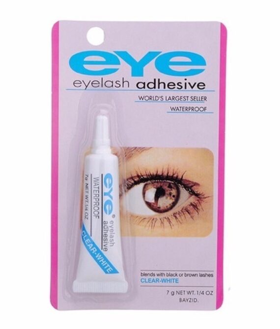 Eye eyelash adhesive