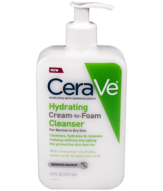 Cerave Hydrating Cream-to-Foam Cleanser 16oz