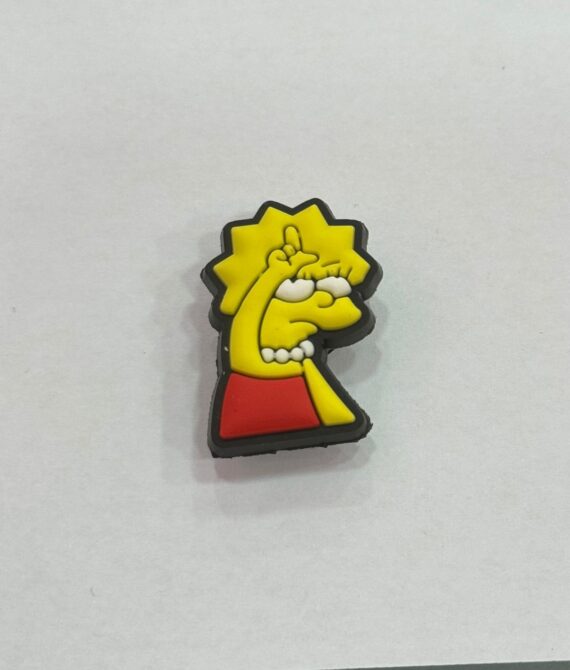 Pin para crocs de Lisa Simpson 2
