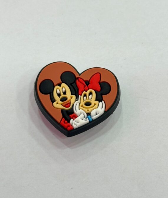 Pin para crocs de Minnie y Mickey Mouse 2